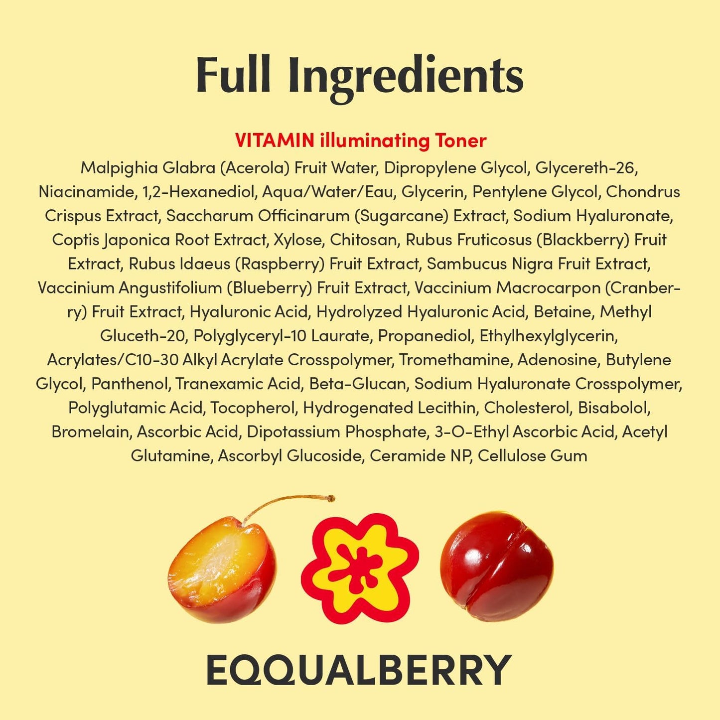 EQQUALBERRY Vitamin Illuminating Toner 150 ml