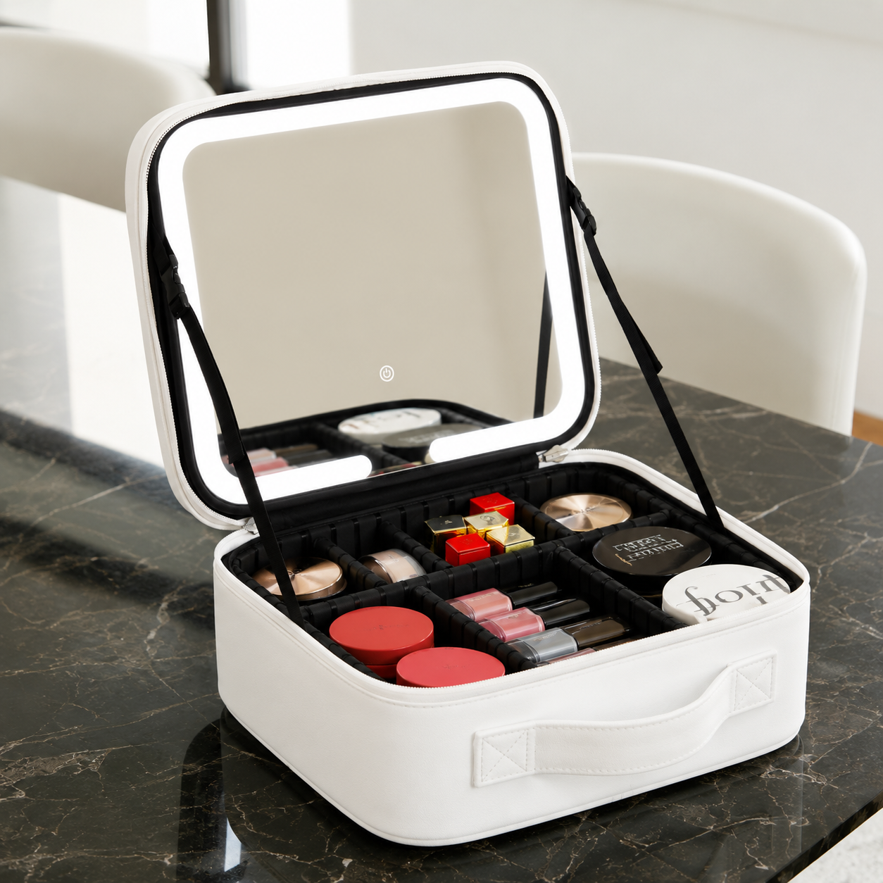 Malaynaaz Glam Case White Edition