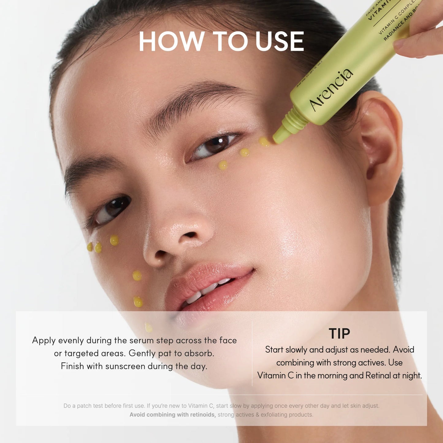 Arencia Vitamin C Booster Shot — Face & Eye Cream Moisturizer