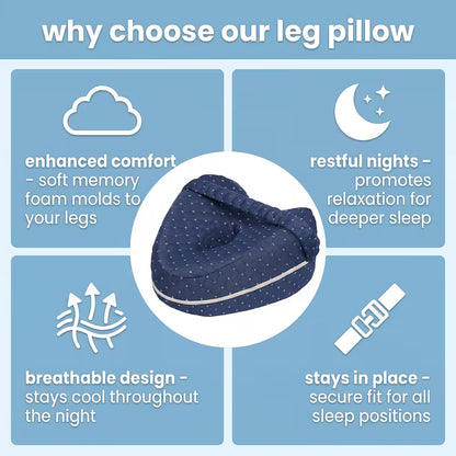 Her Rest Knee & Leg Contour Support Pillow