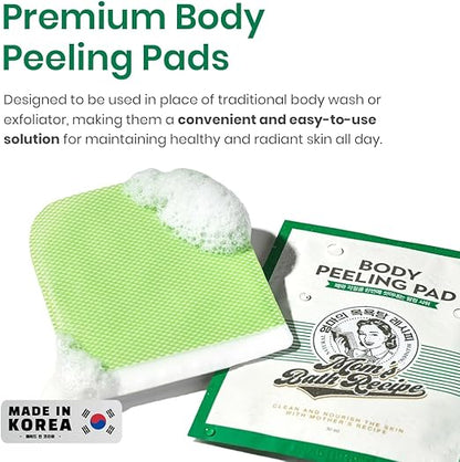 Mom's Bath Recipe Peeling Pads Honey & Yogurt 8pcs