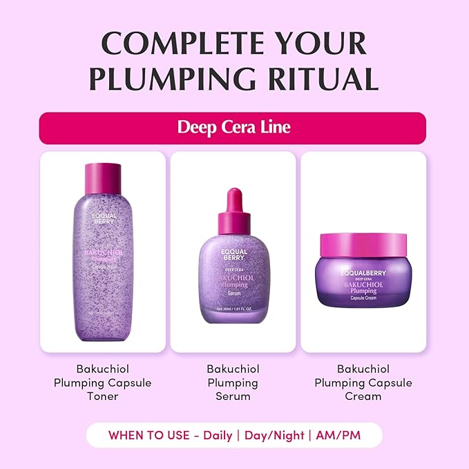 EQQUALBERRY Bakuchiol Plumping Capsule Toner 150 ml