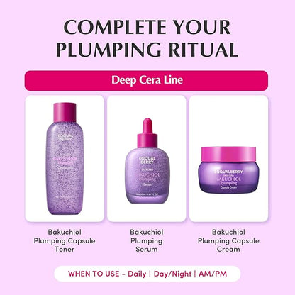 EQQUALBERRY Bakuchiol Plumping Capsule Toner 150 ml