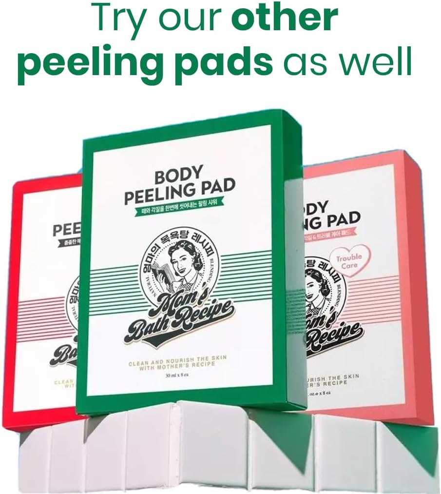 Mom's Bath Recipe Peeling Pads Honey & Yogurt 8pcs
