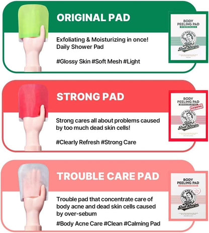 Mom's Bath Recipe Peeling Pads Honey & Yogurt 8pcs