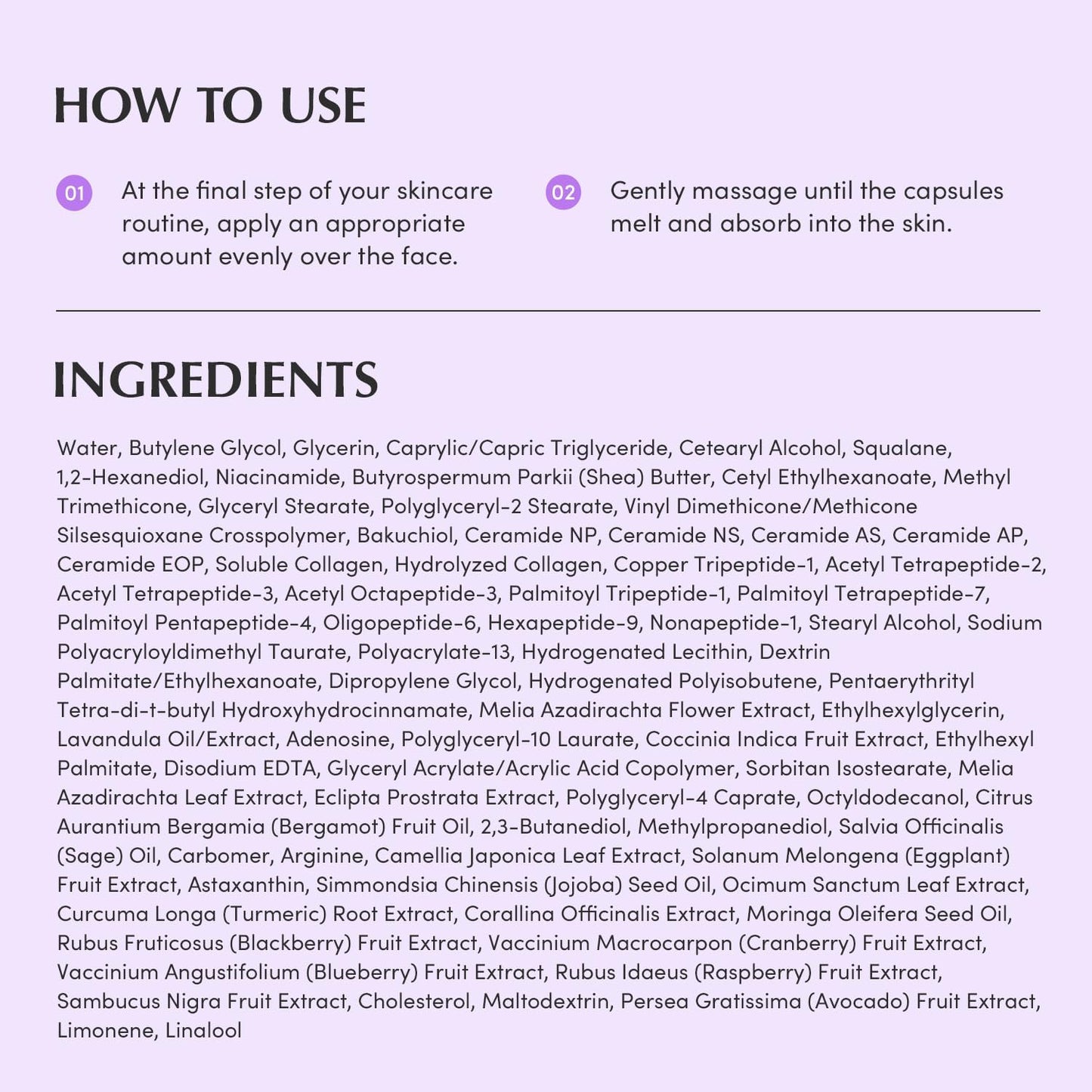 EQQUALBERRY Bakuchiol Plumping Capsule Cream 50 ml