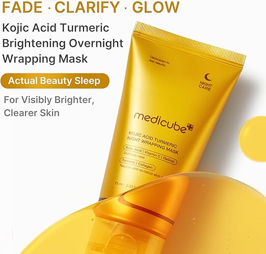 Medicube Turmeric Overnight Wrapping Peel Off Mask