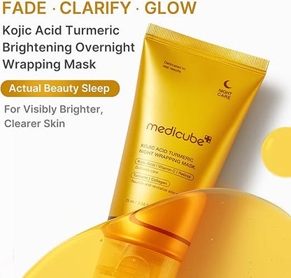 Medicube Turmeric Overnight Wrapping Peel Off Mask