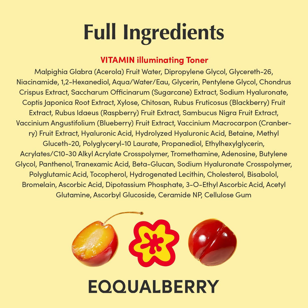 Eqqualberry Vitamin Illuminating toner 150ml – photo 3