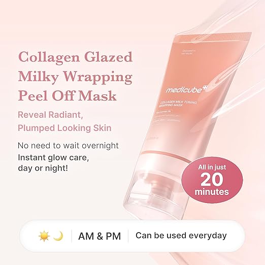 Medicube Wrapping Mask Milky Glow Peel Mask