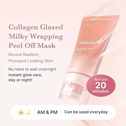 Medicube Wrapping Mask Milky Glow Peel Mask