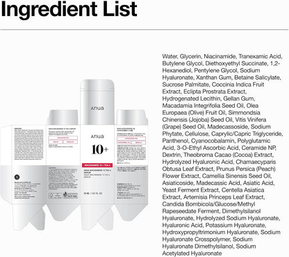 ANUA 10% Niacinamide Dark Spot Serum 30ml