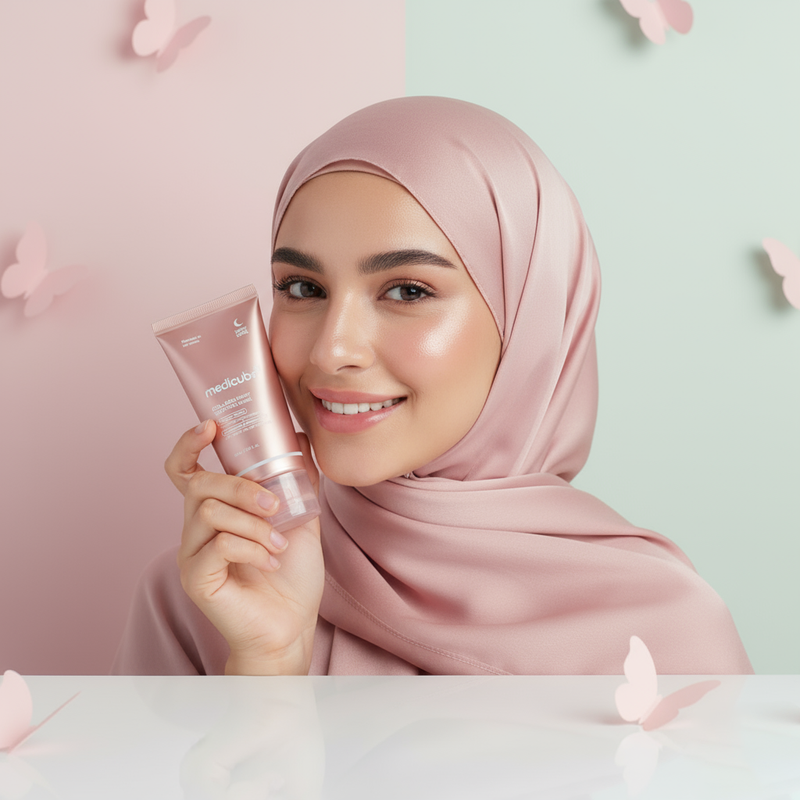 قناع الكولاجين الليلي من ميديكيوب: استيقظي ببشرة أحلامك!